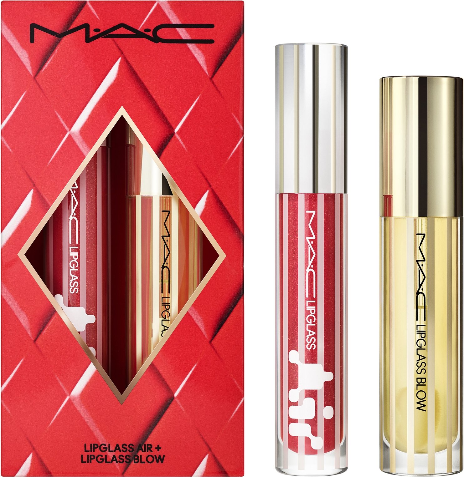 MAC EXCLUSIVE BLOWING AIR KISSES GLOSSY LIP DUO