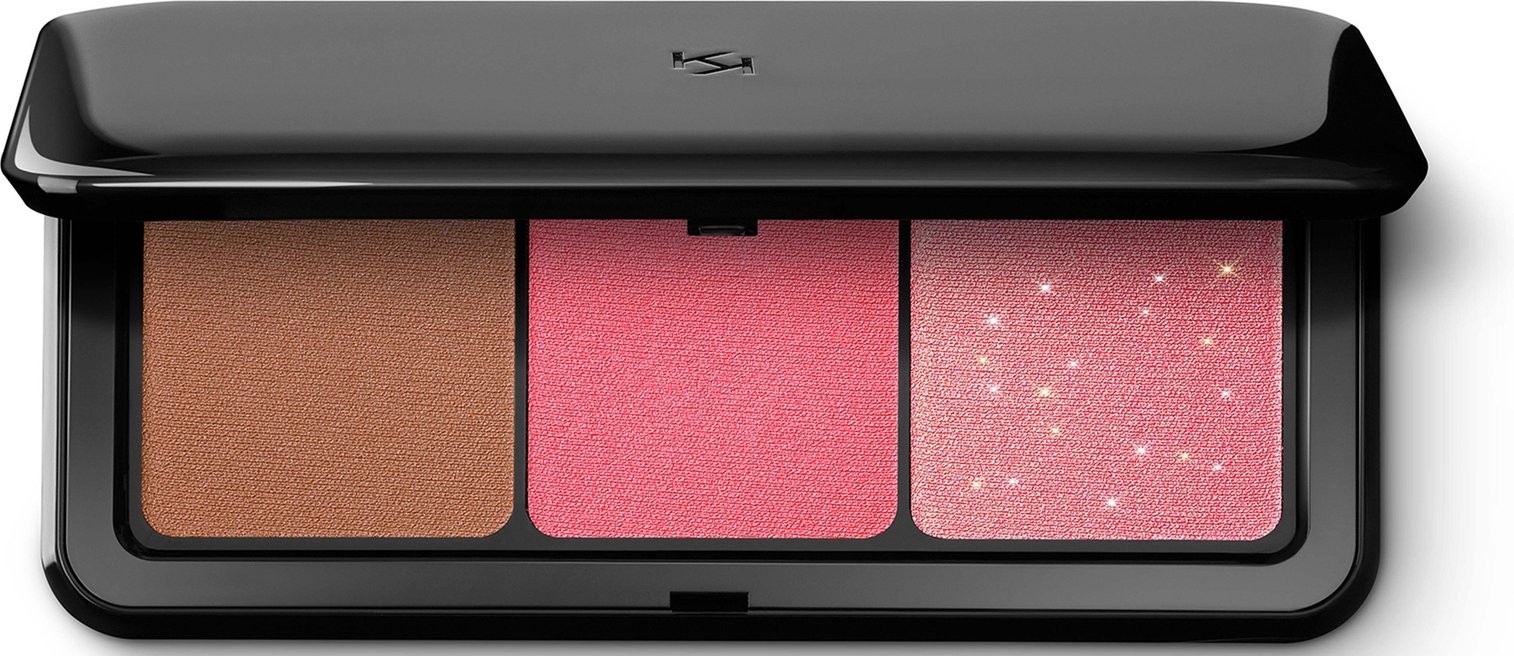 KIKO Milano Multi Finish Trio Rouge- und Konturen-Palette 7 g (Verschiedene Farbtöne) - 03 Pink