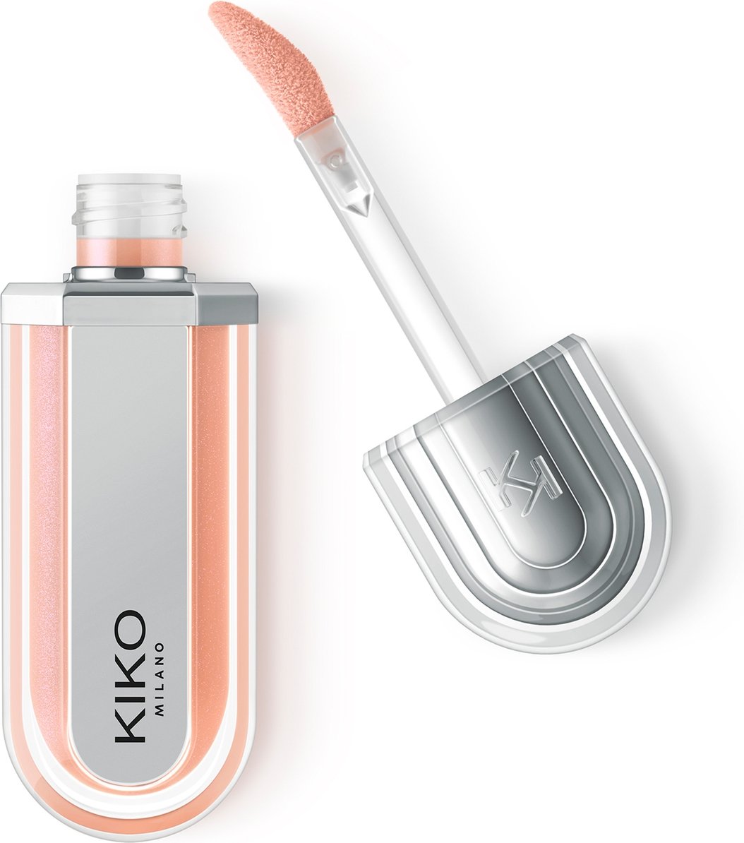 KIKO Milano 3D Hydra Xtreme Plumping Lip Gloss 6ml (Various Shades) - 01 Pink Glacier