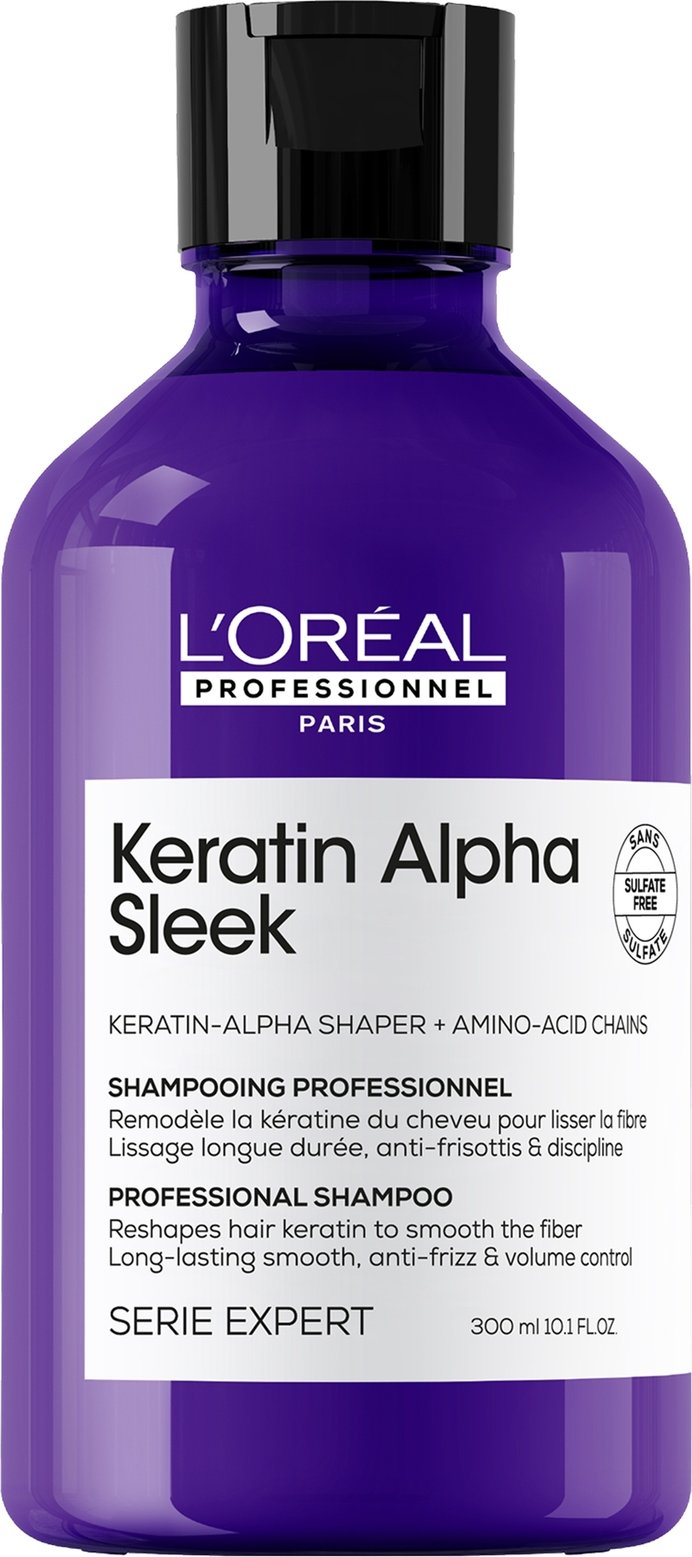 L'Oréal Professionnel Keratin Alpha Sleek Shampoo Anti Frizz & Smoothing 300ml