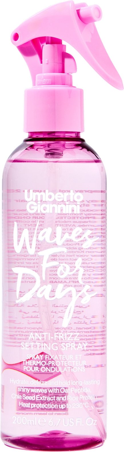 Umberto Giannini Waves For Days Anti-Frizz Settting Spray 200ml