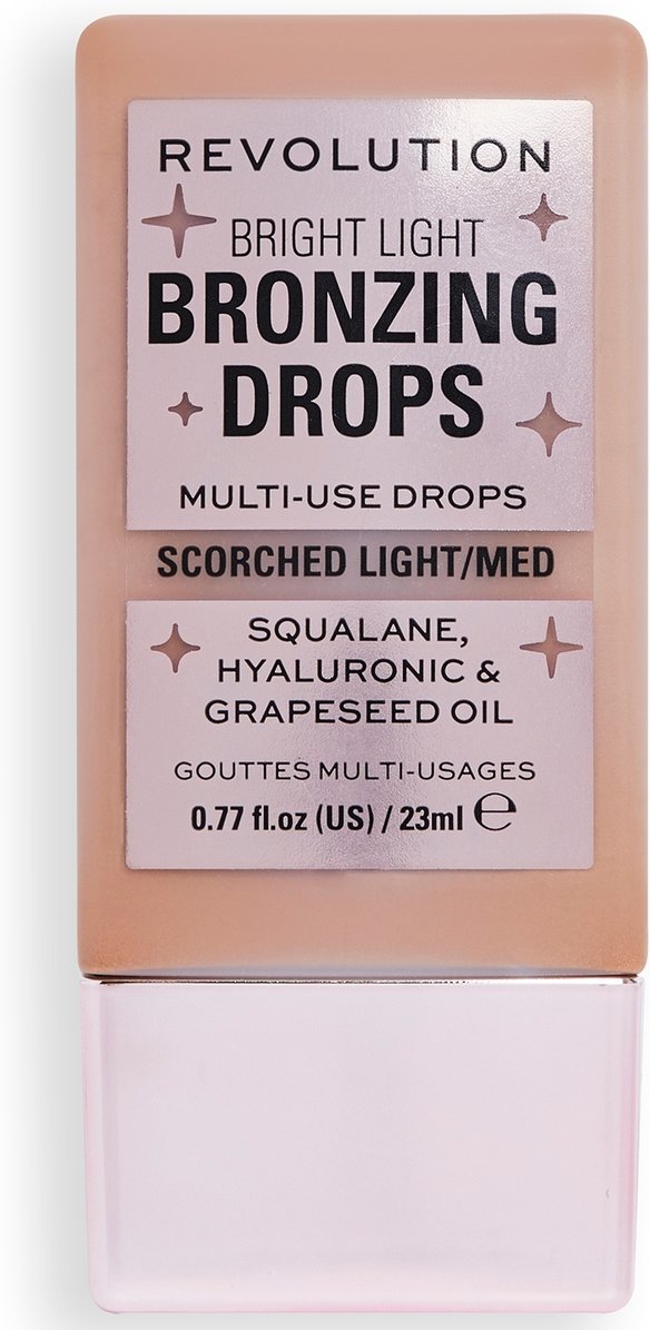 Thumbnail - Makeup Revolution Bright Light Bronzing Drops Bronze (Various Shades) - Bronze Scorched