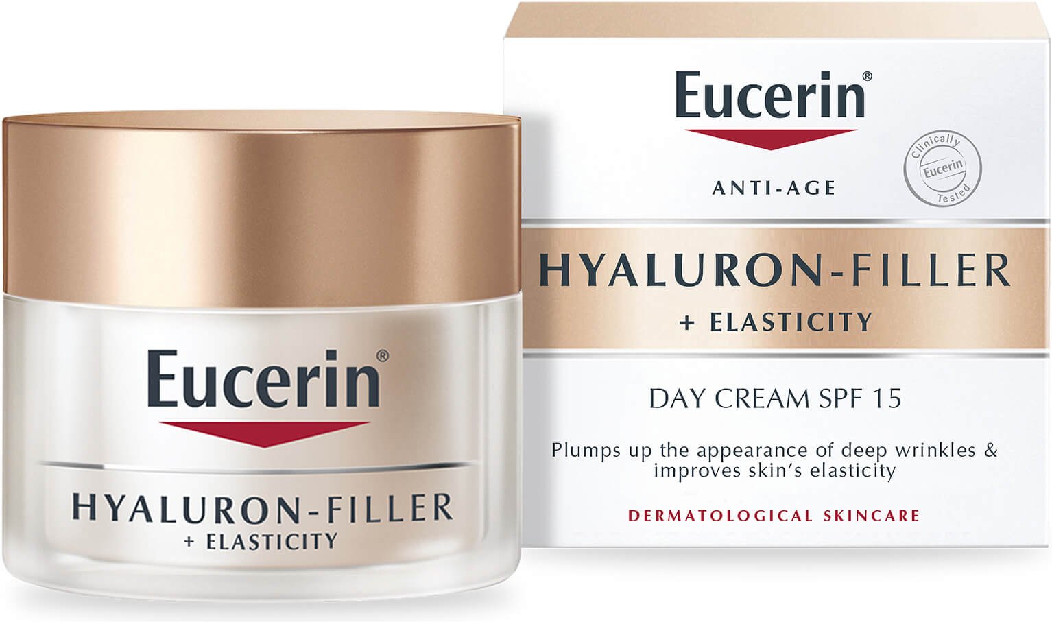 Thumbnail - Eucerin Hyaluron-Filler + Elasticity Day Cream SPF 15 50ml