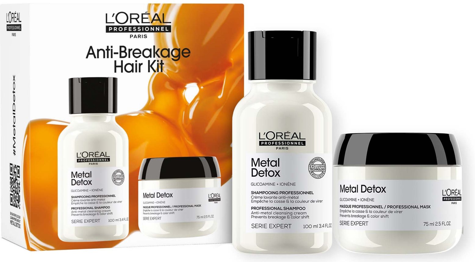 L'Oréal Professionnel Metal Detox Shampoo & Mask Discovery Kit