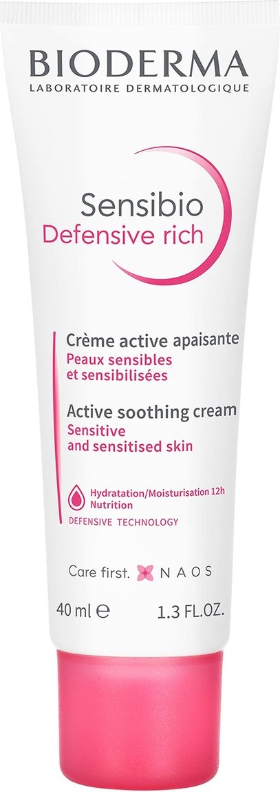Bioderma Sensibio Defensive Rich Active Glättende Creme 40 ml