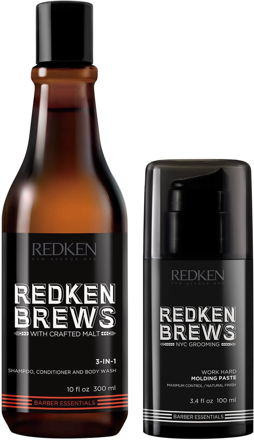Redken Brews Men's Shampoo and Molding Paste Duo