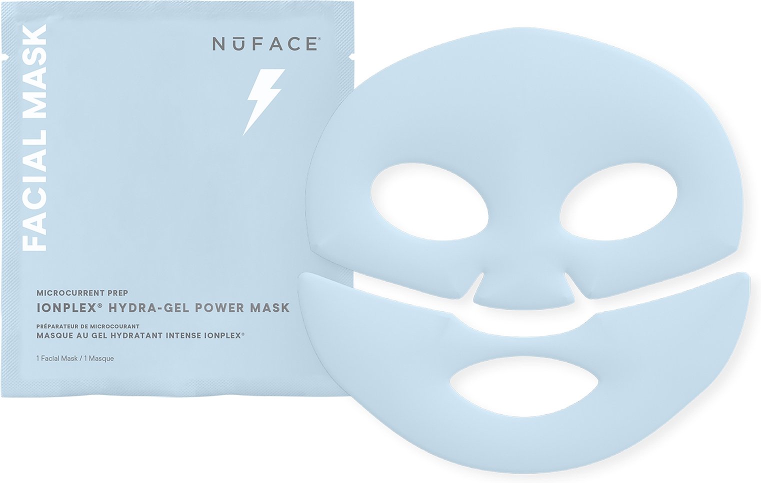 NuFace IonPlex Hydra-Gel Power Mask 1pk