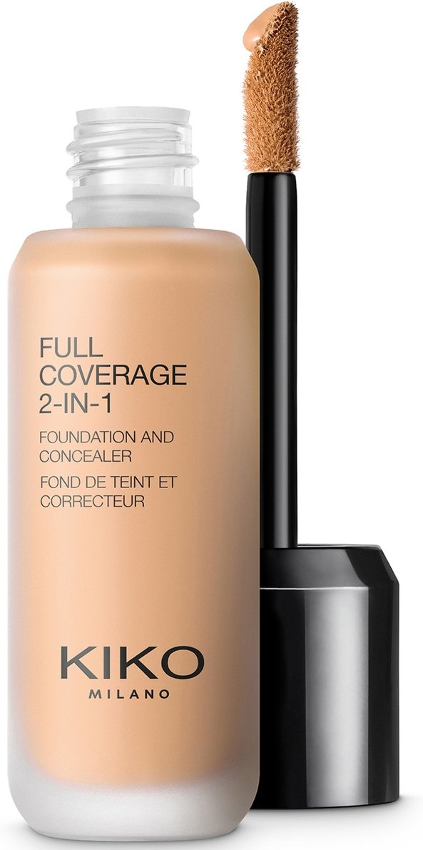 KIKO Milano Full Coverage 2-in-1 Foundation und Concealer 25 ml (Verschiedene Farbtöne) - 60 Warm Beige