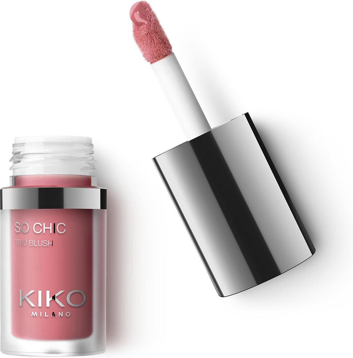 KIKO Milano So Chic Trio Blush 4.5ml (Various Shades) - 04 Ruby Bliss