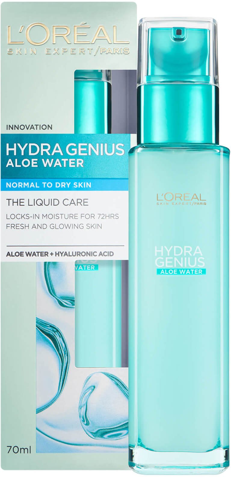 L'Oreal Paris Hydra Genius Liquid Care Moisturiser Normal Dry Skin 70 ml