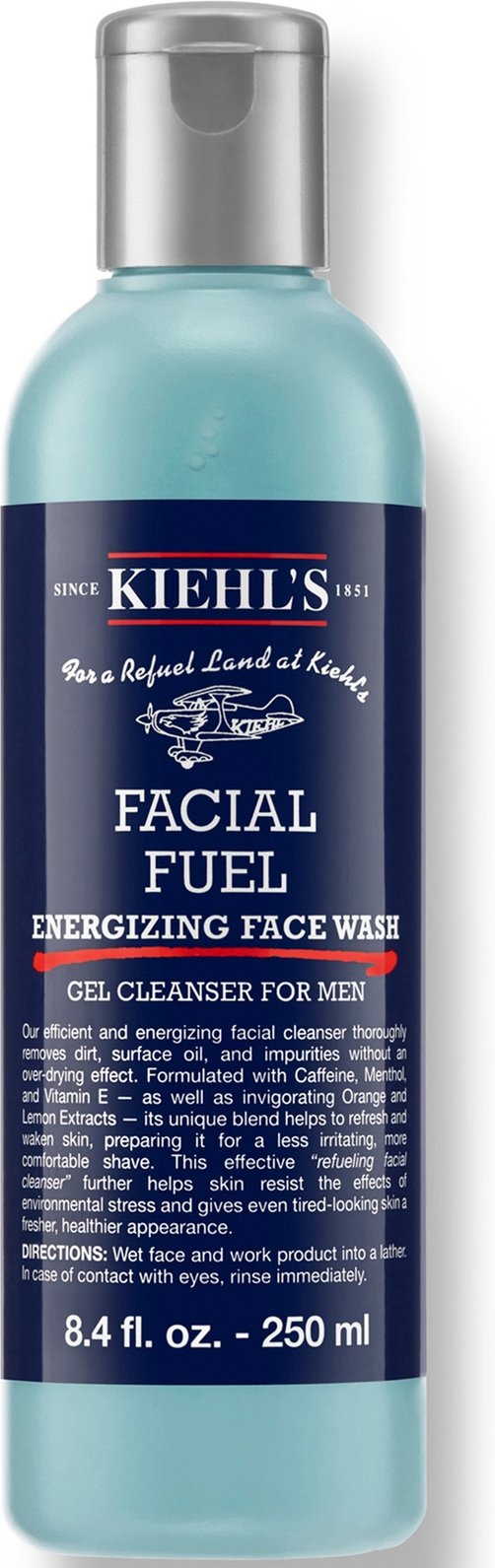 Kiehl's Facial Fuel Energising Face Wash (Verschiedene Größen) - 250ml
