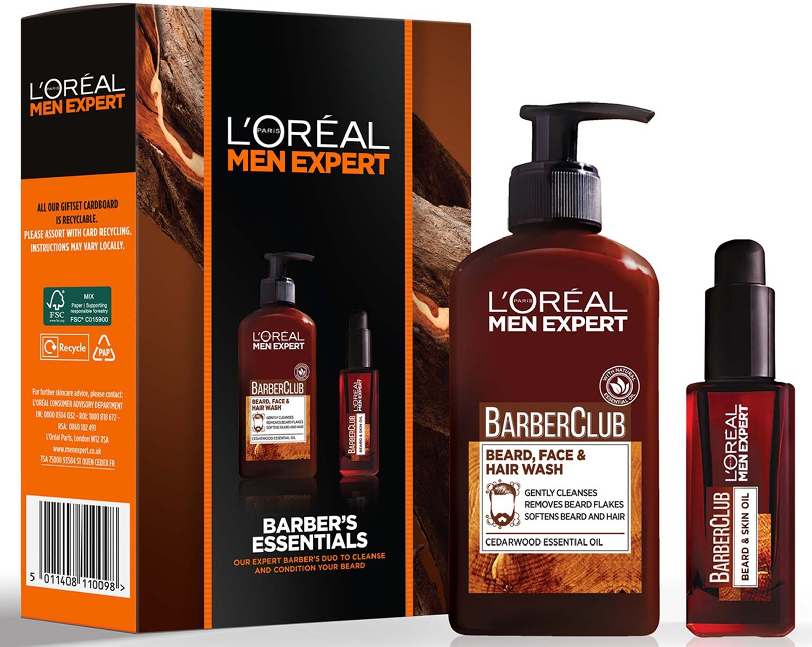 L'Oréal Paris Men Expert Barber's Essentials Grooming Duo Gift Set