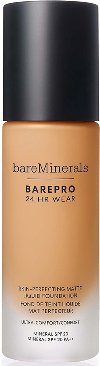 bareMinerals Barepro 24Hr Matte Comfort Liquid Foundation Mineral Spf20 30ml (various shades) - Med. 35 Warm