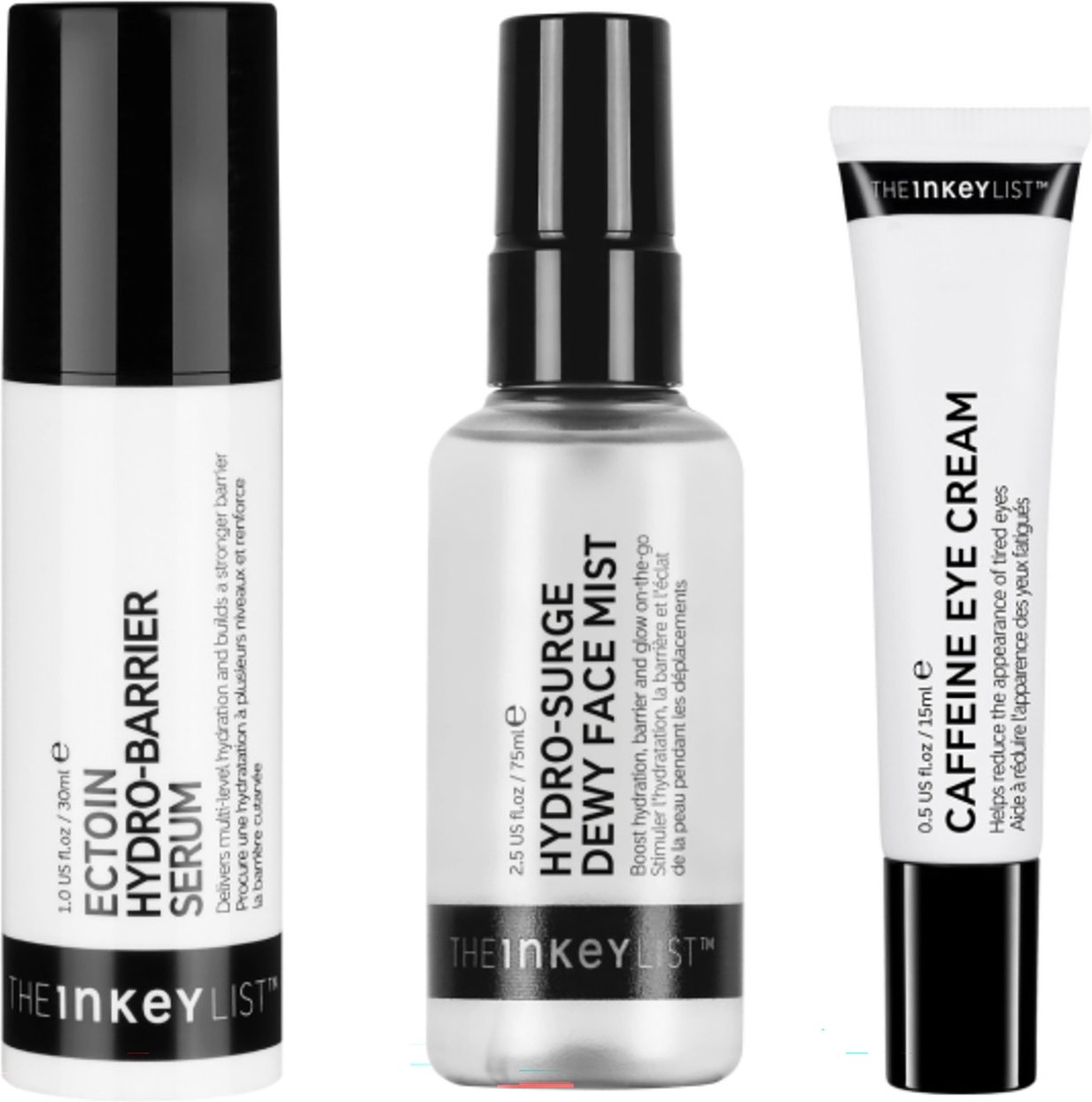 The INKEY List Daily Hydration & Brightening Trio