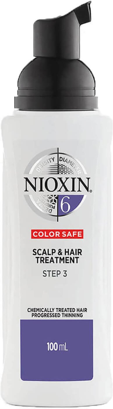 NIOXIN 3-Part System 6 Kopfhaut- und Haarbehandlung für chemisch behandeltes Haar mit fortgeschrittener Ausdünnung 100 m...