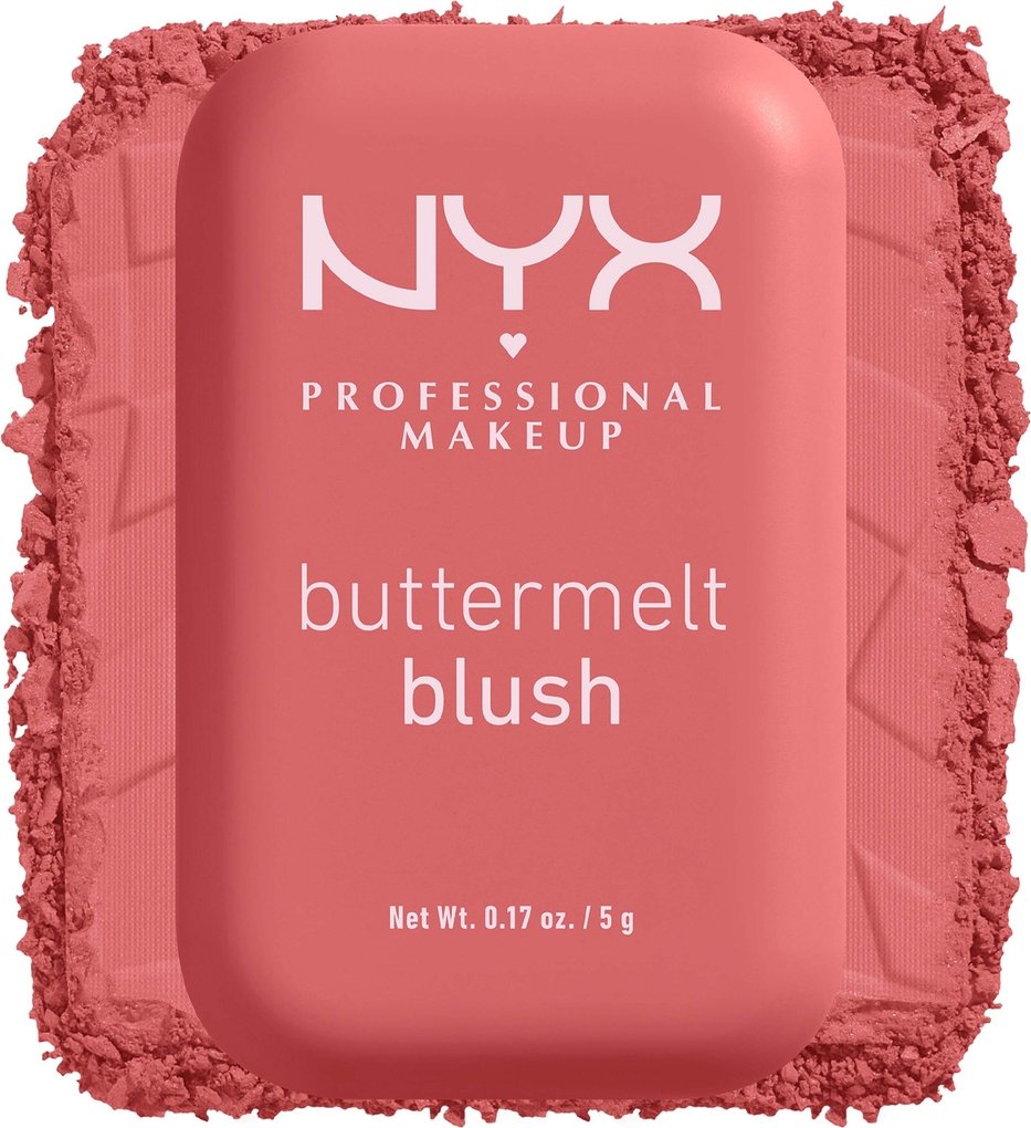 NYX Professional Makeup Buttermelt Powder Blush up to 12H Wear, Fade and Transfer Resistant (Various Shades) - Felling B...
