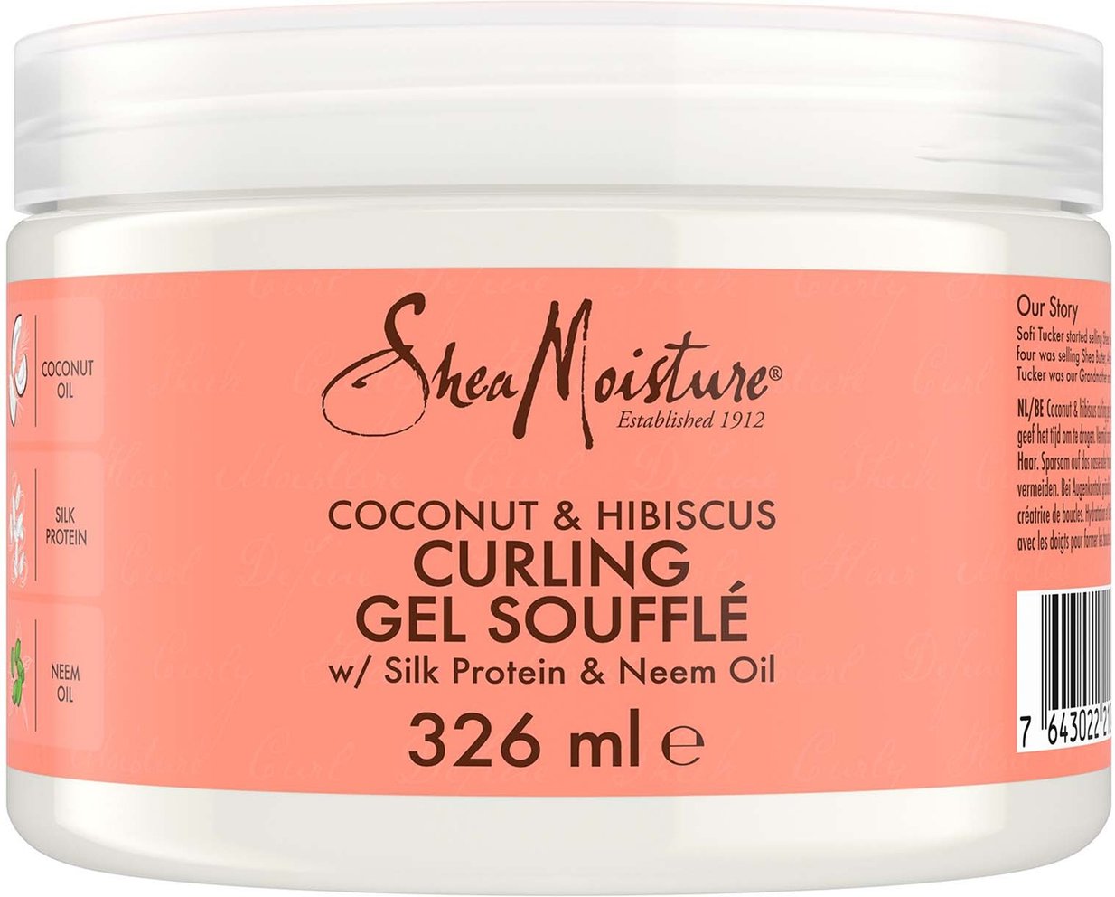 Shea Moisture Coconut & Hibiscus Curling Gel Soufflé 326 ml