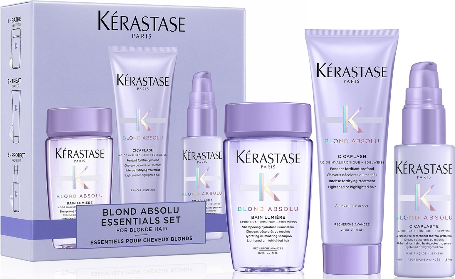 Kérastase Blond Absolu Discovery Gift Set for Blonde Hair