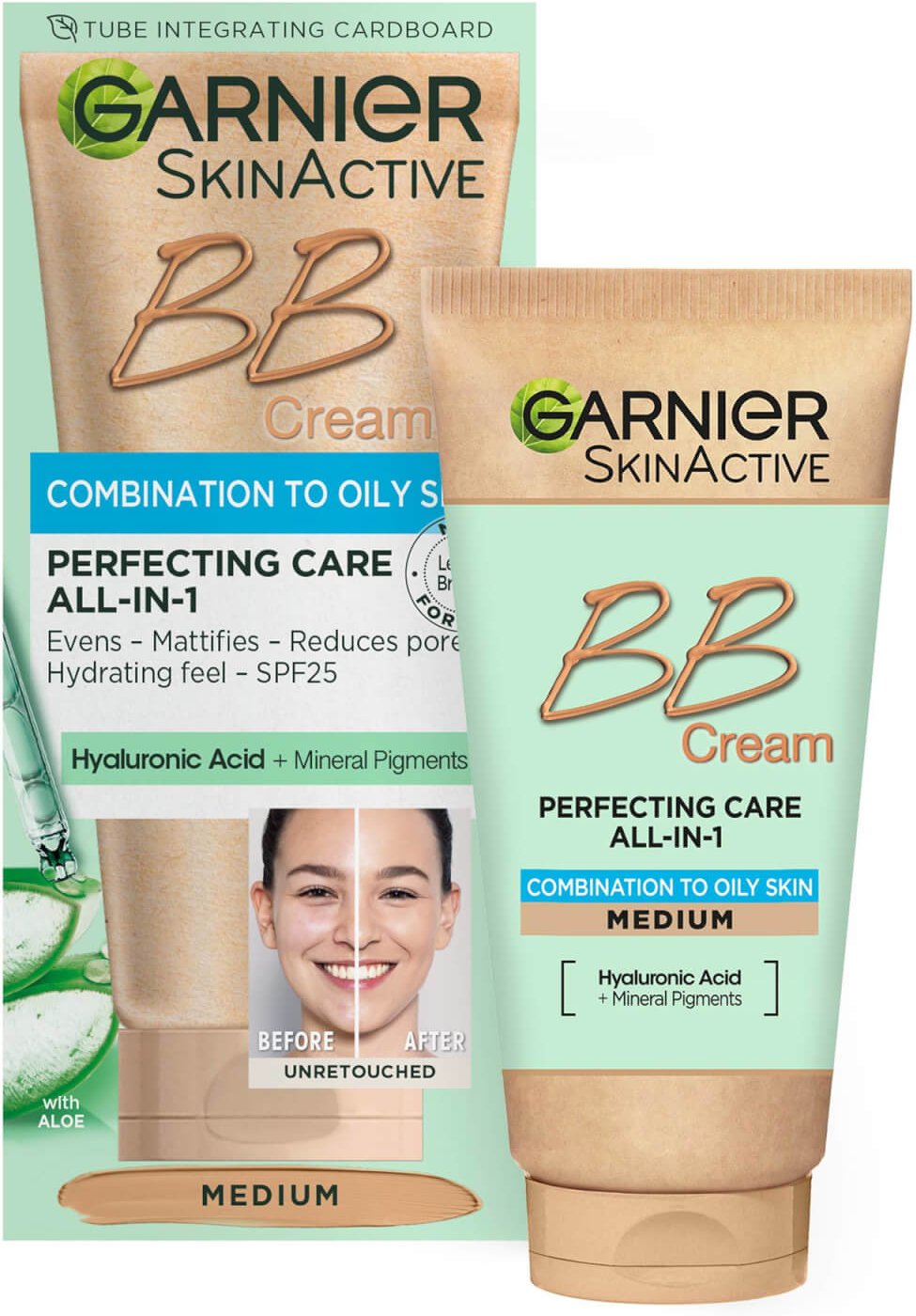 Garnier BB Cream Oil Free Tinted Moisturiser (Various Shades) - Medium