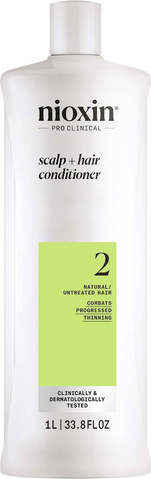 NIOXIN Scalp and Hair Thickening System 2 Conditioner for Natural Hair with Progressed Thinning 1L