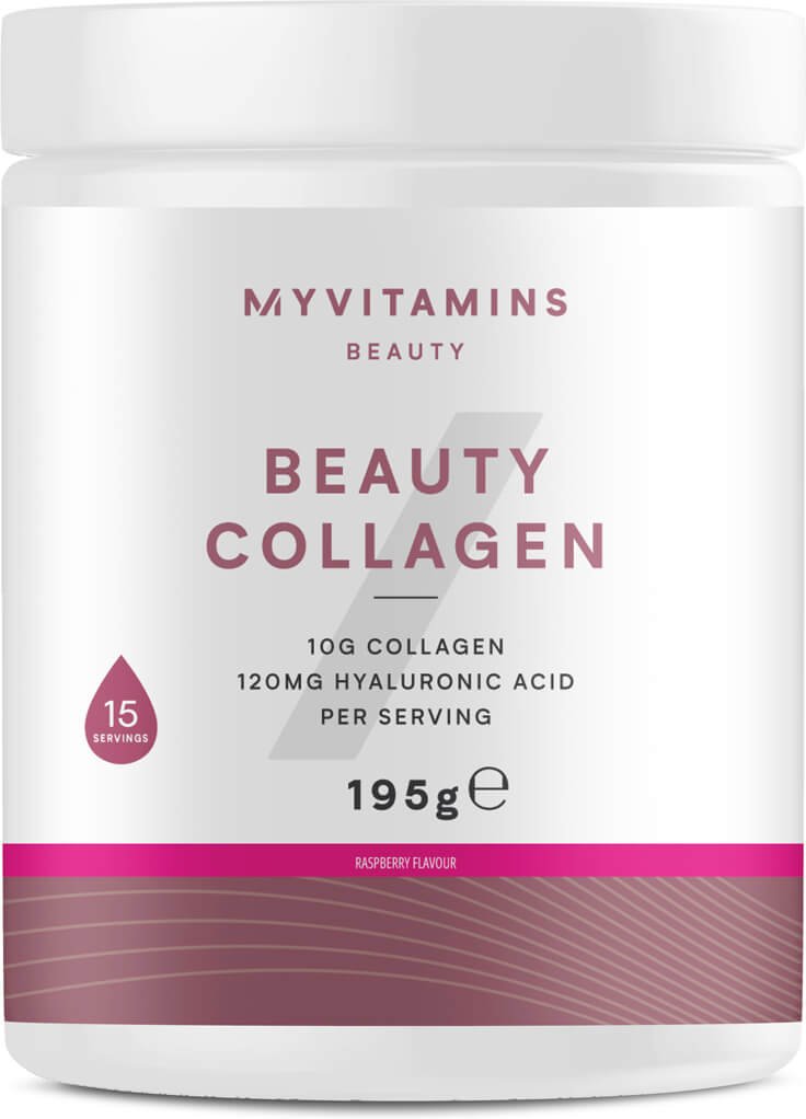 Myvitamins Beauty Collagen Powder - 195g - Himbeere
