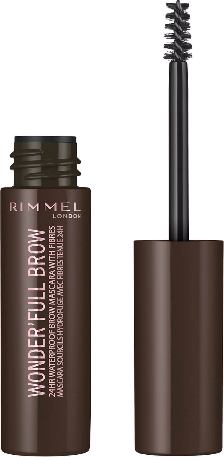 Rimmel Wonder'full 24hr Brow Mascara 4,5 ml (Verschiedene Farbtöne) - Dark