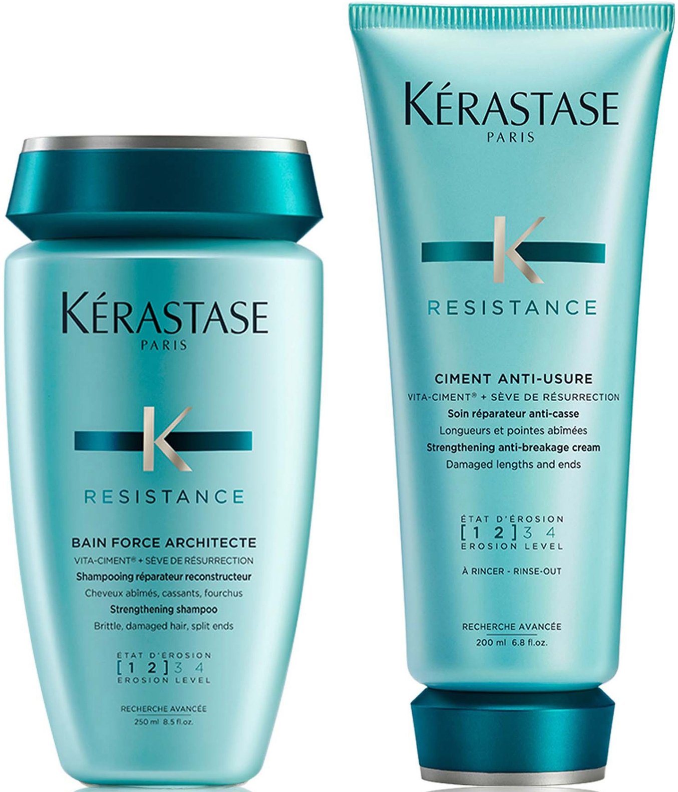 Kérastase Resistance Strengthening Duo For Fine To Medium Hair