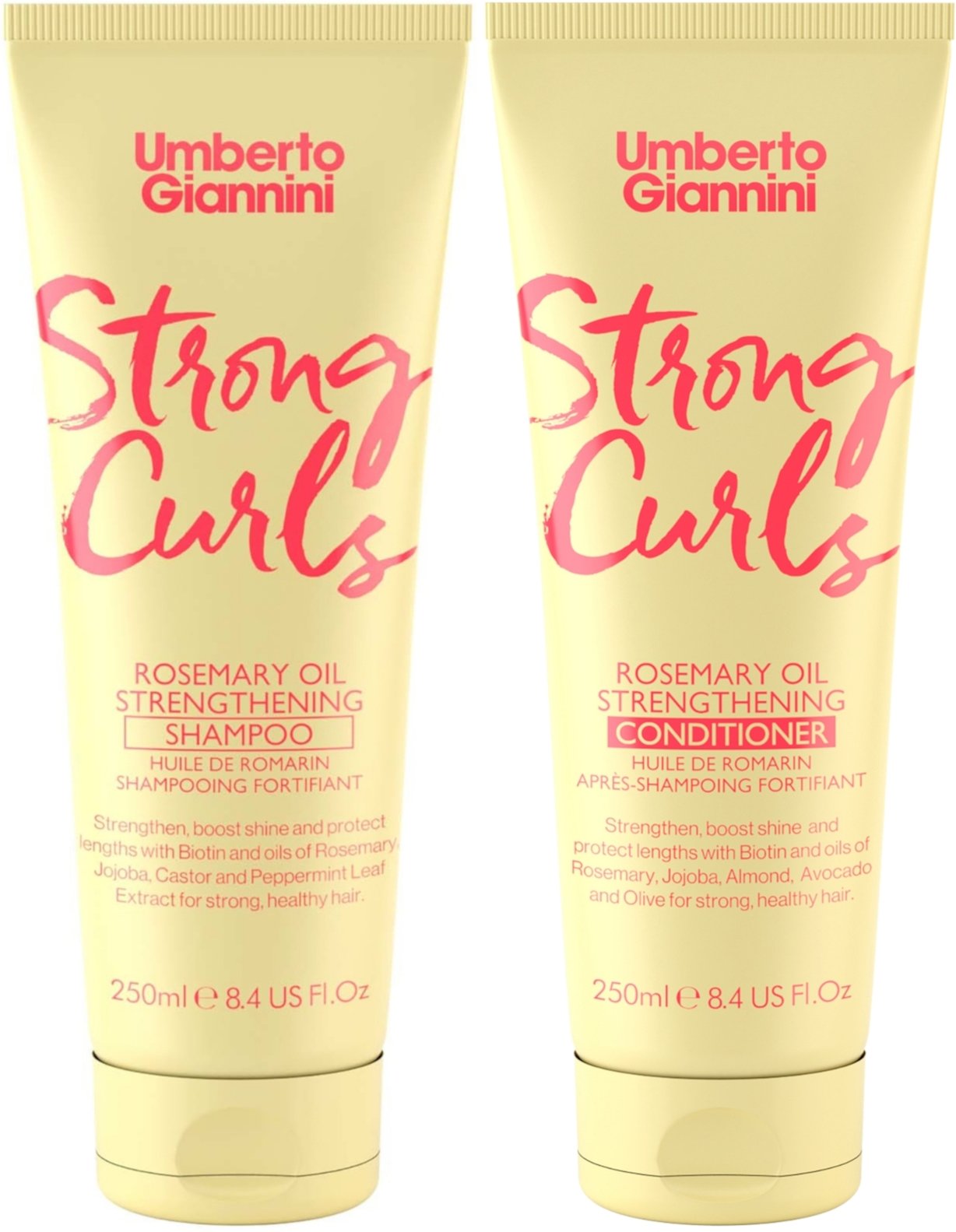 Umberto Giannini Strong Curls Strengthening Shampoo & Conditioner Duo