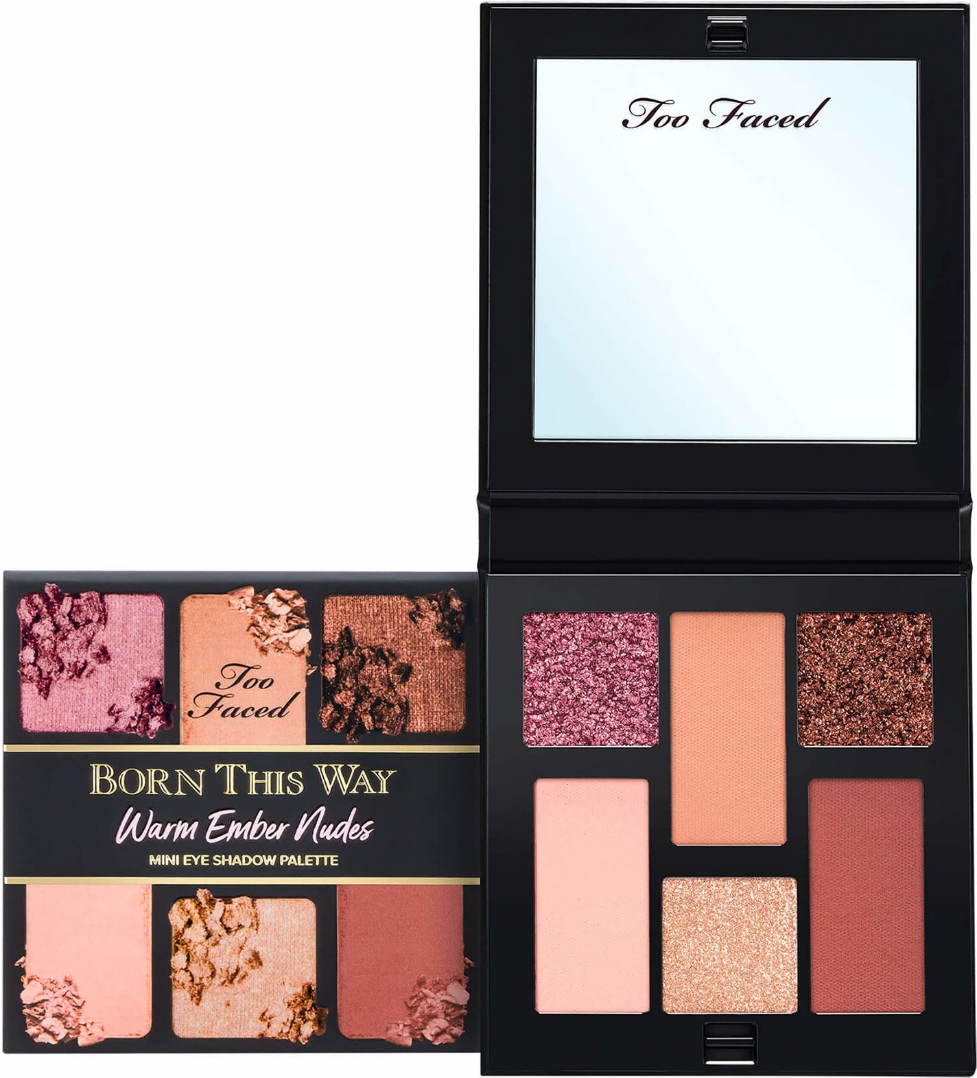 Too Faced Born This Way Warm Ember Nudes Mini-Lidschattenpalette