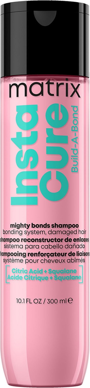 Matrix Instacure Build-A-Bond Mighty Bonds Anti-Breakage Shampoo for Dry, Brittle and Damaged Hair 300ml