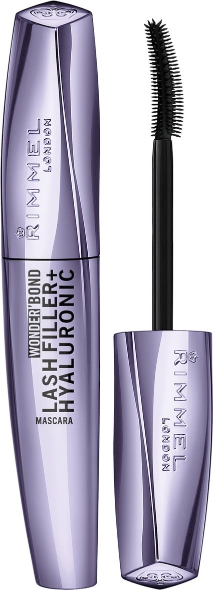 Rimmel Wonder'Bond Lash Filler+Hyaluronic Mascara 26ml (Various Shades) - Black