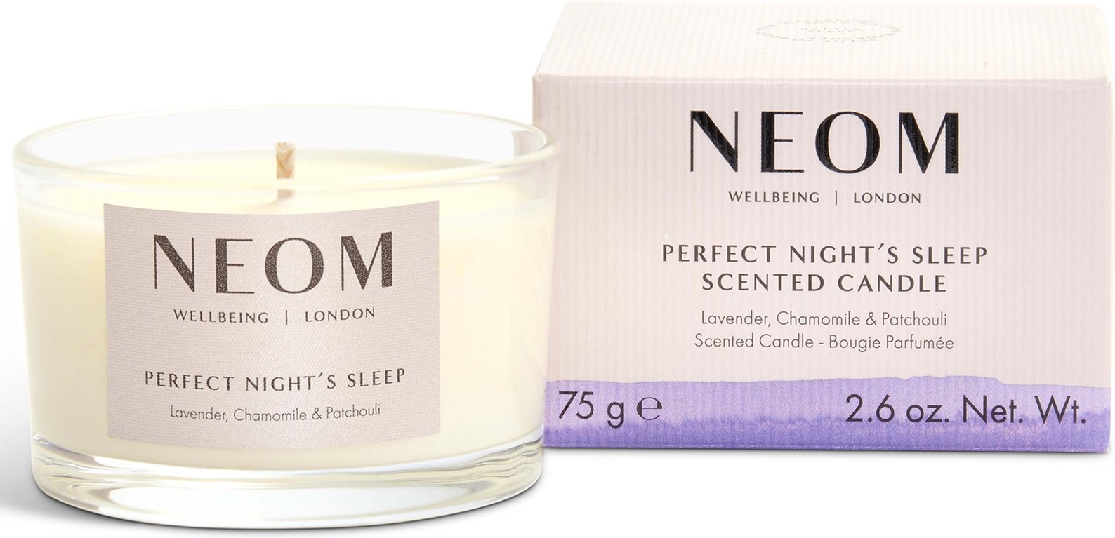NEOM Tranquillity Scented Travel Candle