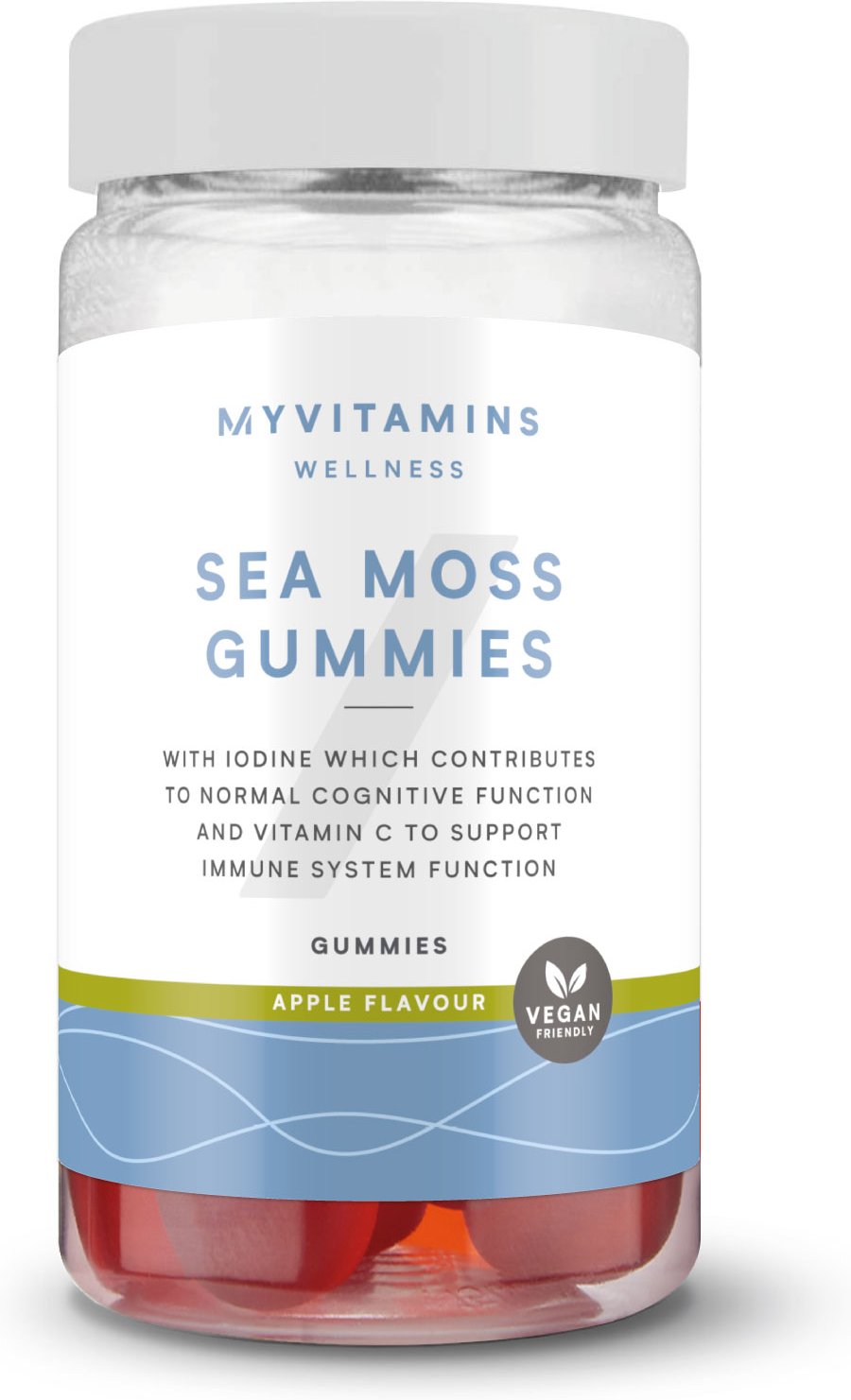 Seemoos-Fruchtgummis - 60Gummibärchen - Apfel