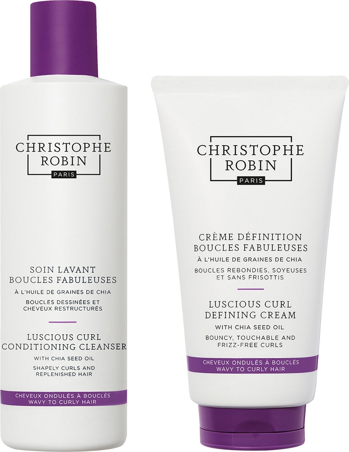 Christophe Robin Luscious Curl Regimen for Wavy to Curly Hair