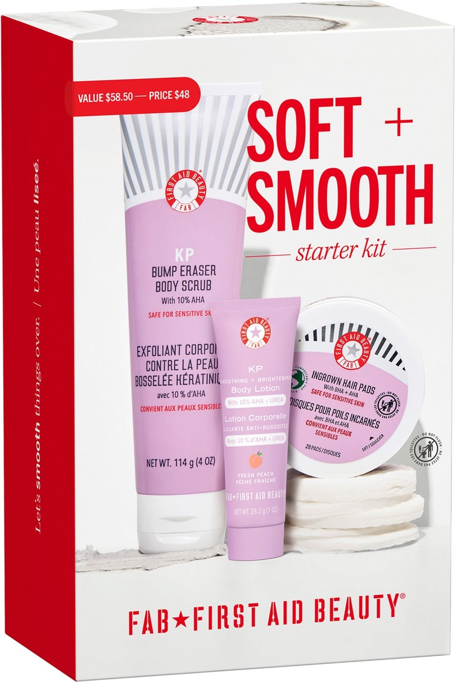 First Aid Beauty Soft + Smooth Starter Kit – Body Bestsellers