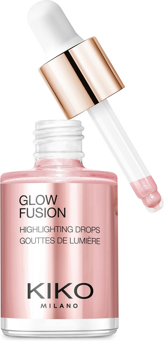 KIKO Milano Glow Fusion Highlighter-Tropfen 10 ml (Verschiedene Farbtöne) - 01 Platinum Rose