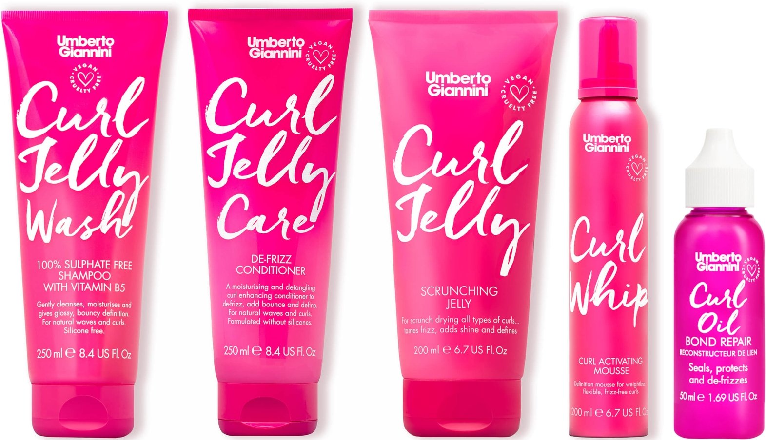 Umberto Giannini Curl Wash and Style Essentials Kit