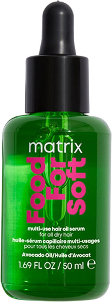 Matrix Food for Soft Haaröl-Serum mit Mehrfachwirkung mit Avocadoöl für alle trockenen Haartypen 50 ml