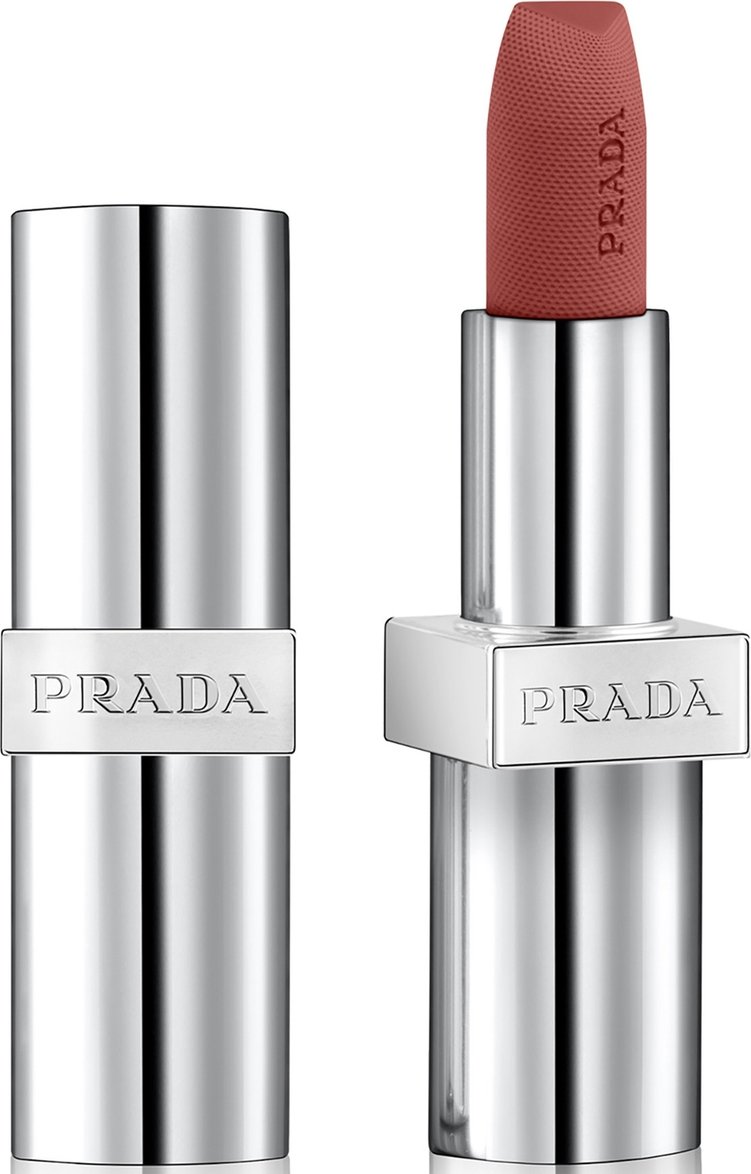 Thumbnail - Prada Soft Matte Nude Refillable Lipstick 3.8g (Various Shades) - B106 - Caramel