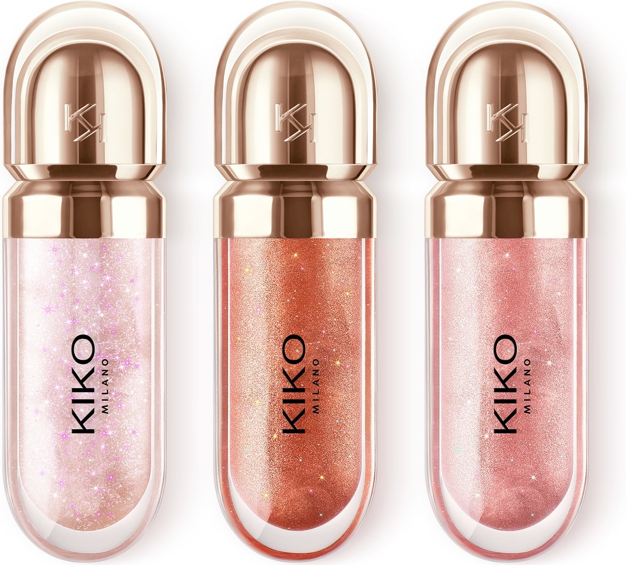 KIKO Milano Exclusive 3D Hydra Lipgloss Limited Edition Trio