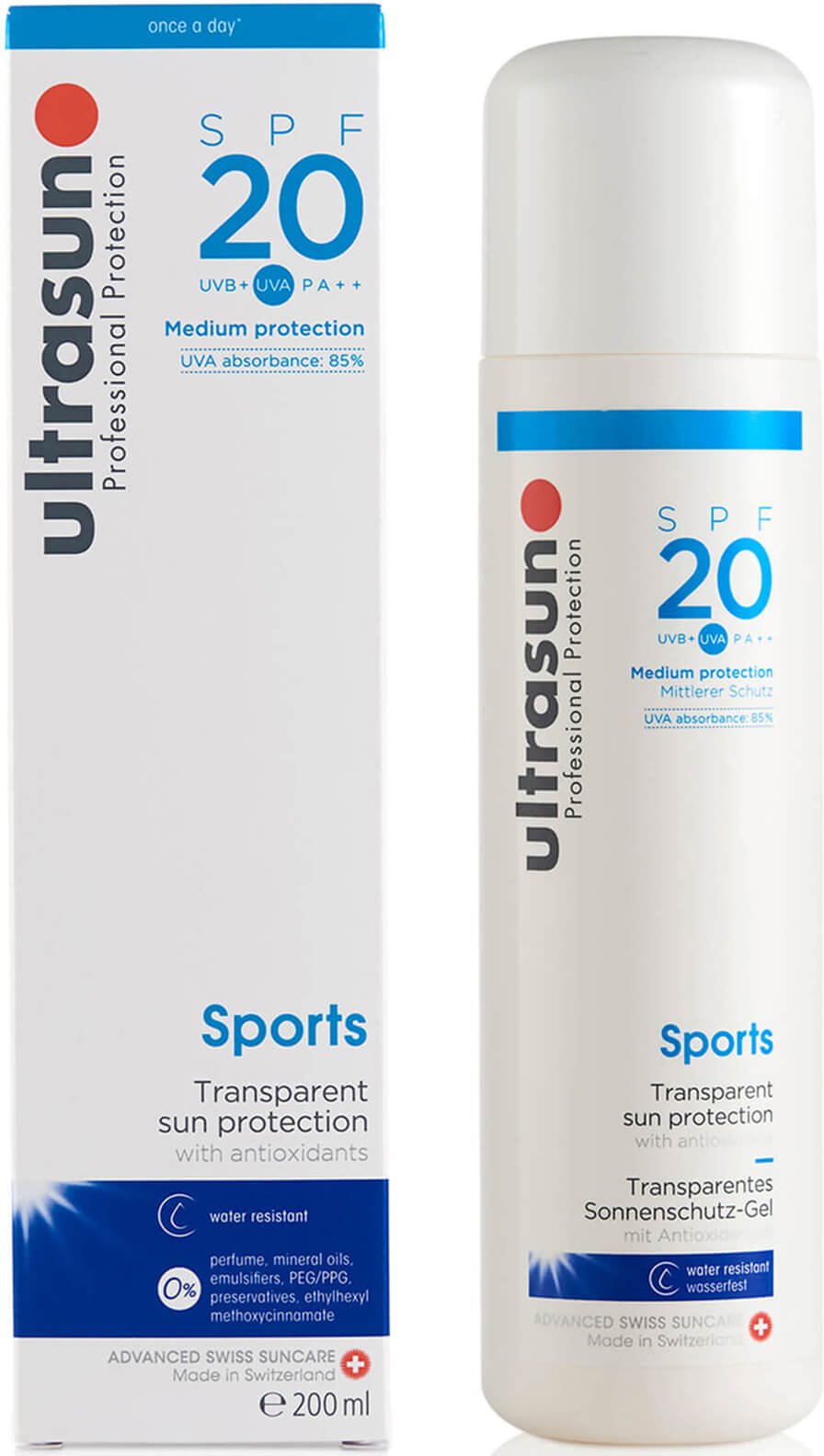 Ultrasun LSF20 Sports Gel (200 ml)
