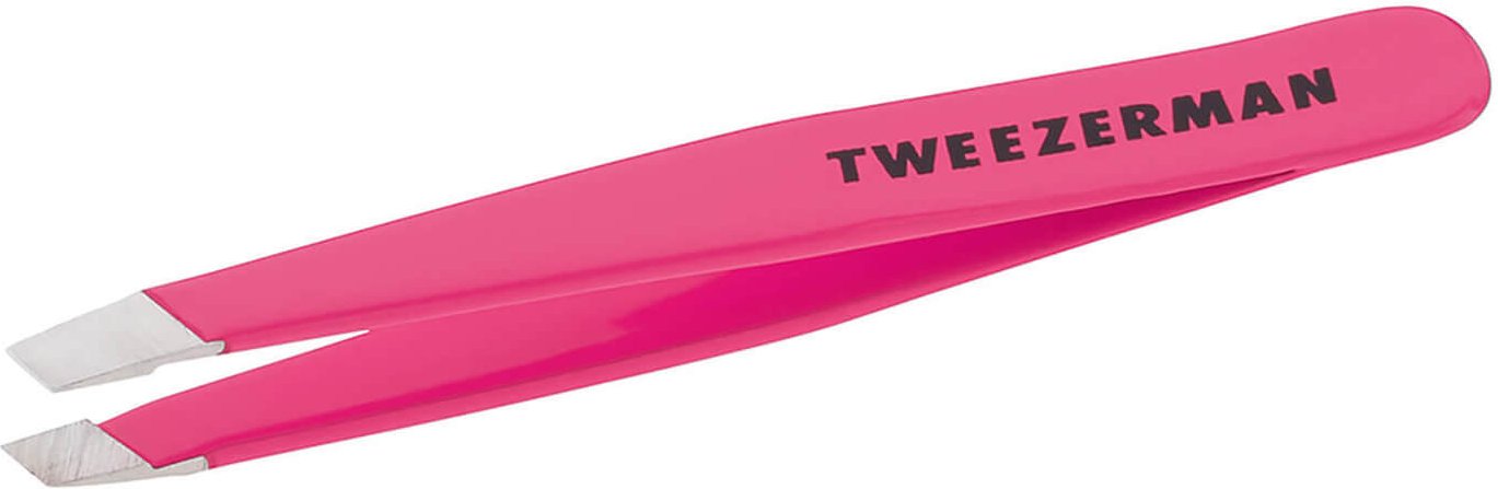 Tweezerman Mini Slant-Pinzette - Flamingo-Rosa