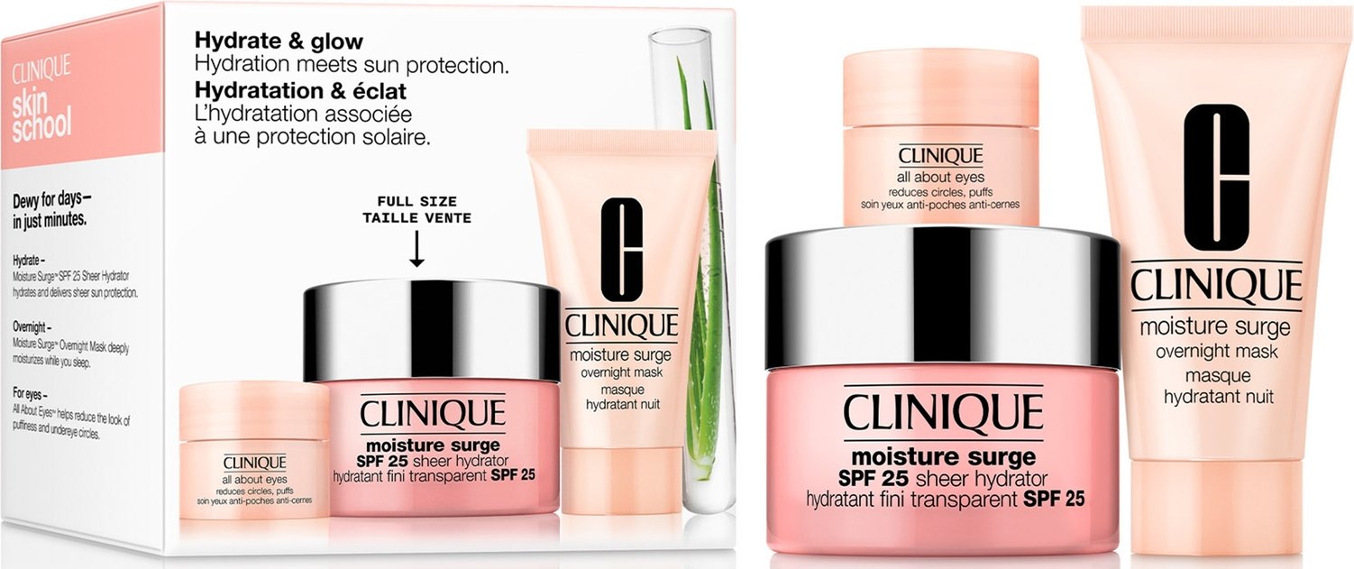 Clinique Hydration & Go, Hydration Meets Sun Protection Gift Set