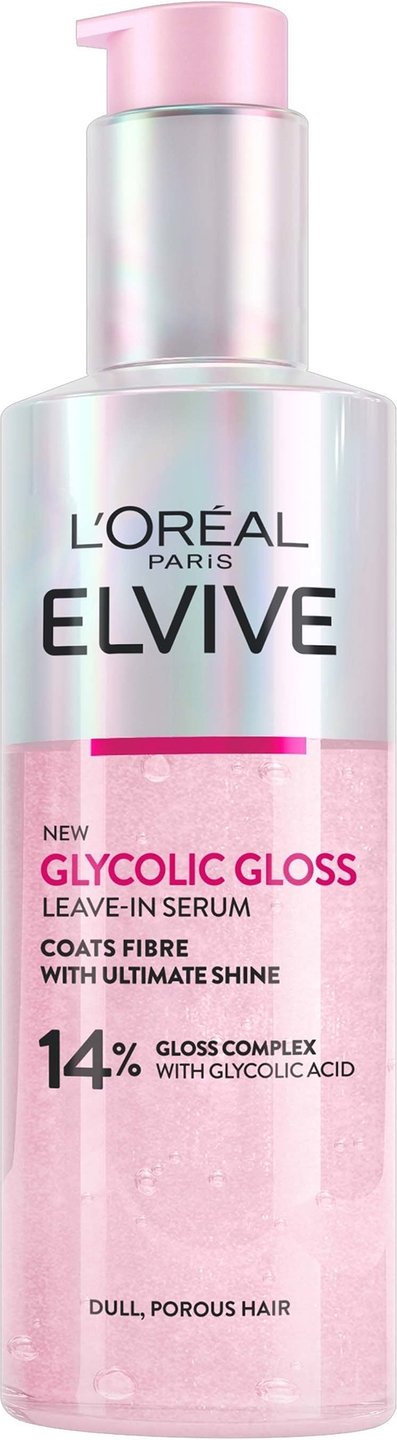 L'Oréal Paris Elvive Glykolisches Glanz-Leave-in-Serum für Stumpfes Haar 150 ml
