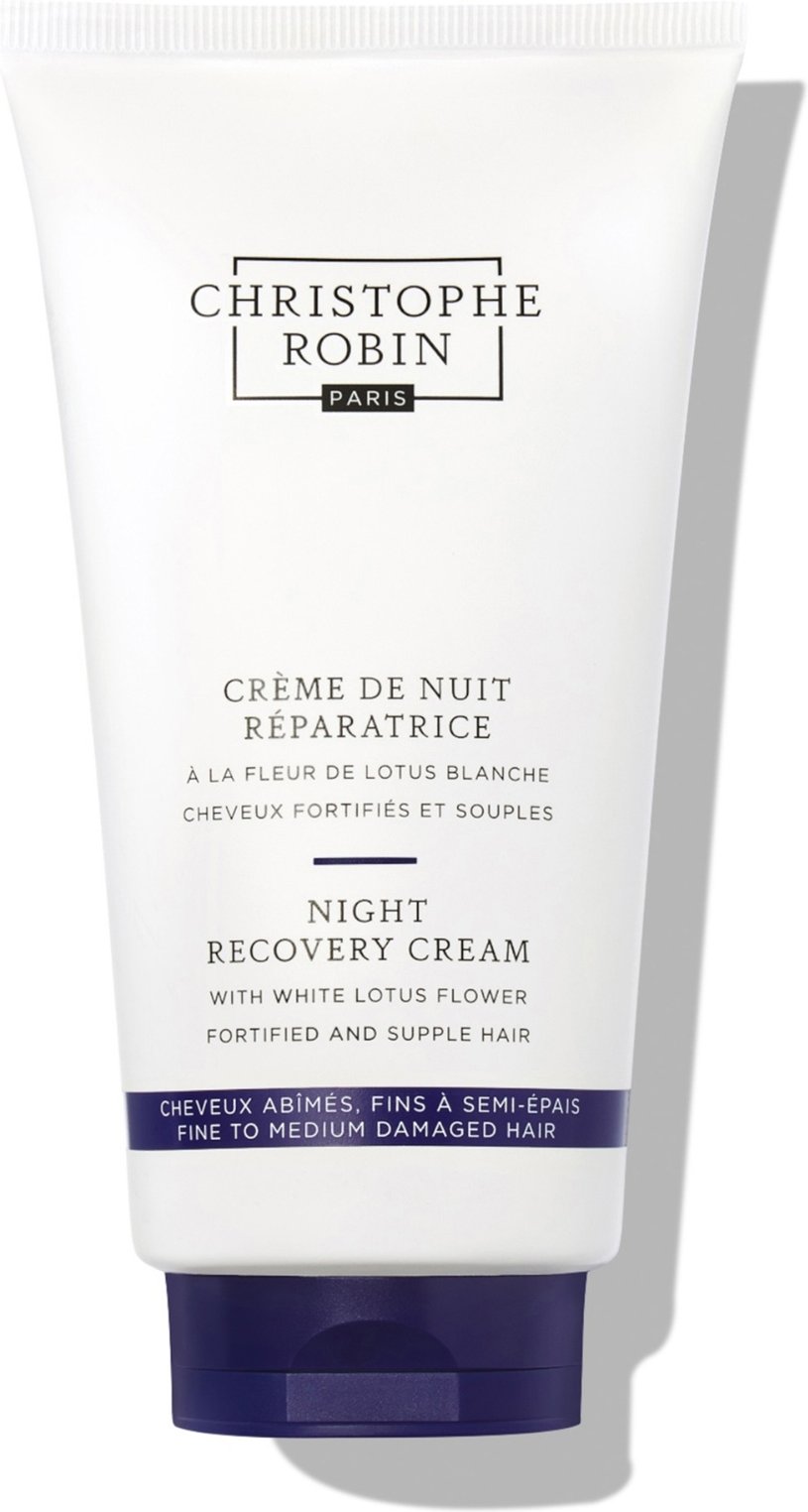 Christophe Robin Night Recovery Cream with White Lotus Flower 150ml