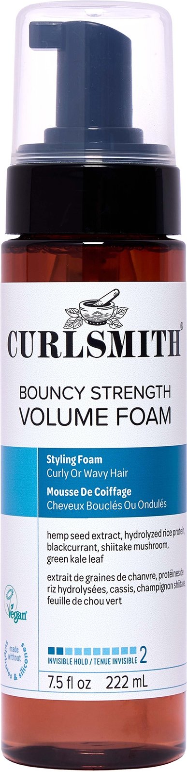 Curlsmith Bouncy Strength Volume Foam 222ml