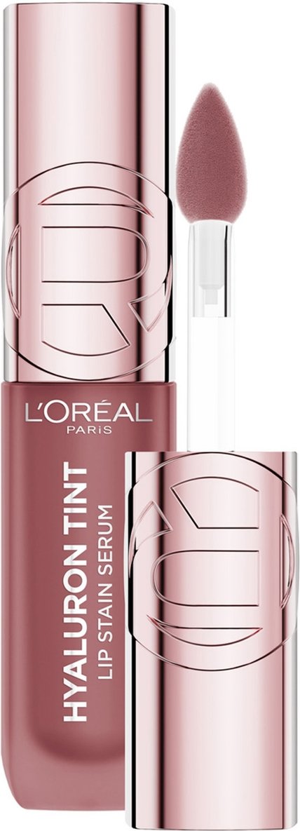 L'Oréal Paris Hyaluron Tint Lip Stain Serum, Hydrating Lip Stain (Various Shades) - 570 Worth It Medium