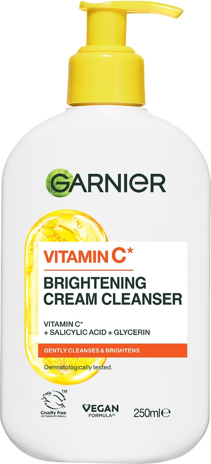 Garnier Skin Active Vitamin C Aufhellende Creme-Gesichtsreinigung 250 ml