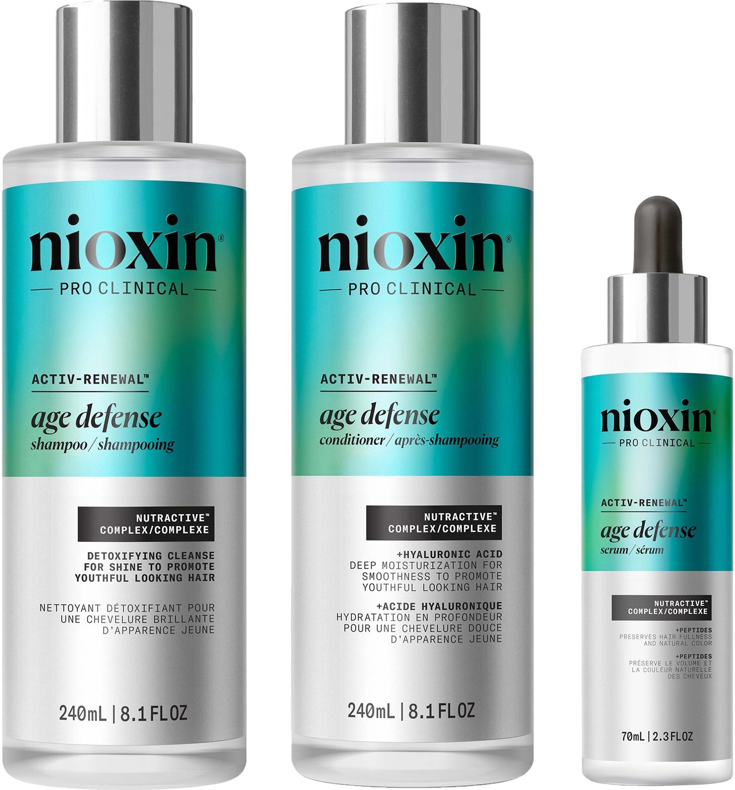 Nioxin Pro Clinical Age Defense Bundle - Full Regime