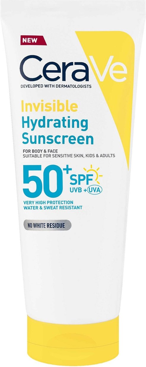 CeraVe Invisible Hydrating Sunscreen SPF 50 75ml